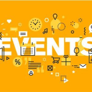Advertising events on the website calendar and emailing